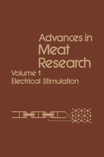 Cover of Advances in Meat Research