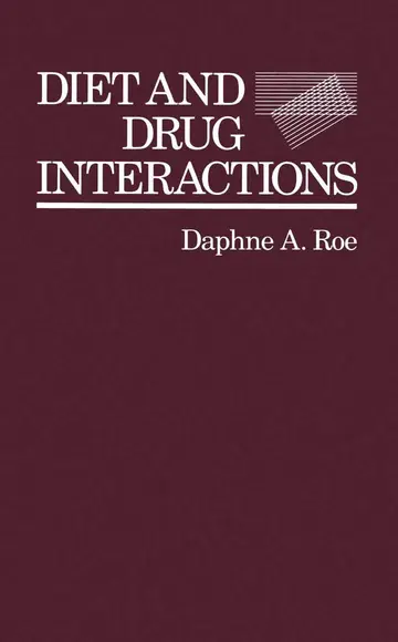 Cover of Diet and Drug Interactions