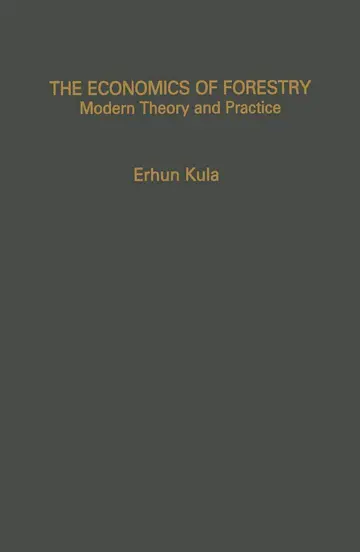 Cover of The Economics of Forestry