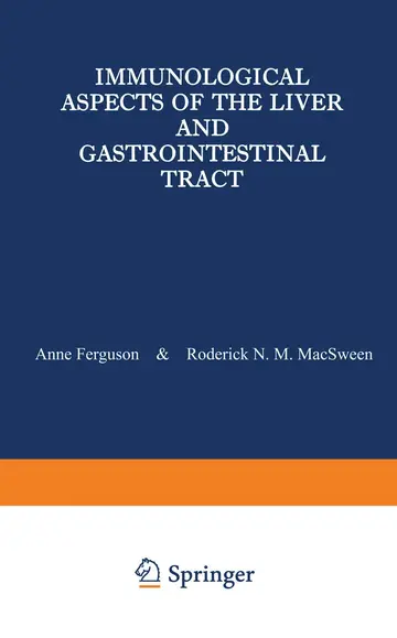 Cover of Immunological Aspects of the Liver and Gastrointestinal Tract