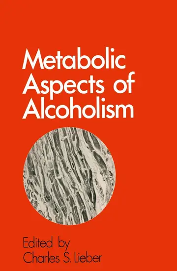 Cover of Metabolic Aspects of Alcoholism