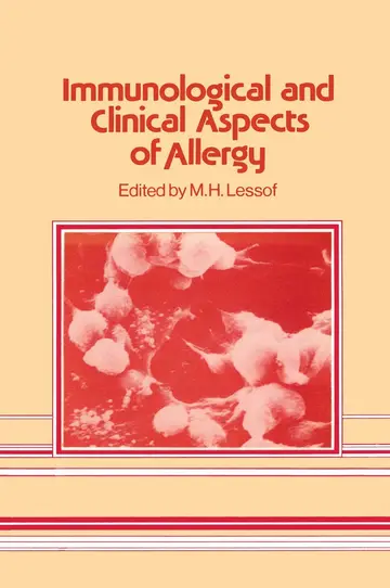 Cover of Immunological and Clinical Aspects of Allergy