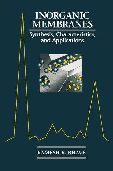 Cover of Inorganic Membranes Synthesis, Characteristics and Applications