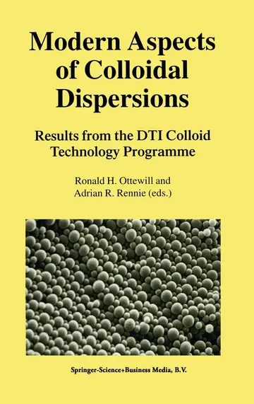 Cover of Modern Aspects of Colloidal Dispersions