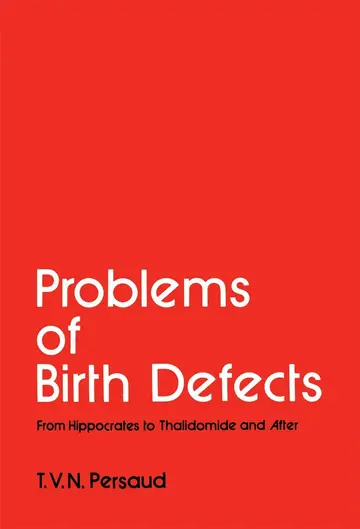 Cover of Problems of Birth Defects