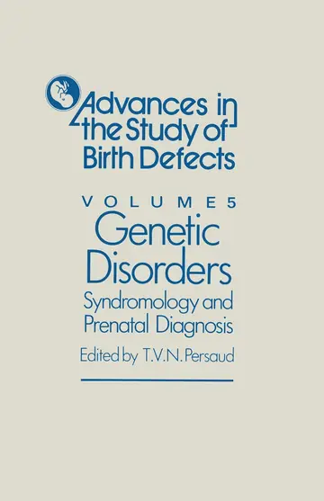 Cover of Genetic Disorders, Syndromology and Prenatal Diagnosis
