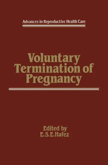 Cover of Voluntary Termination of Pregnancy