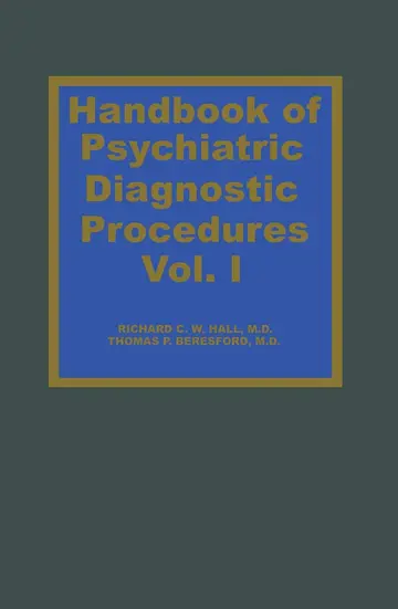 Cover of Handbook of Psychiatric Diagnostic Procedures