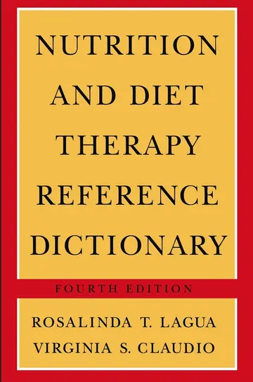 Cover of Nutrition and Diet Therapy Reference Dictionary