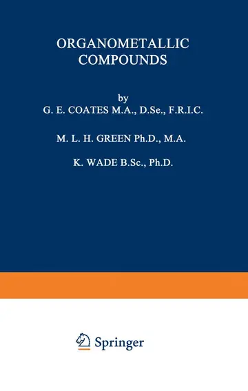 Cover of Organometallic Compounds
