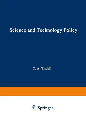 Cover of Science and Technology Policy