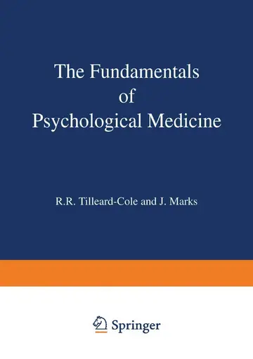 Cover of The Fundamentals of Psychological Medicine