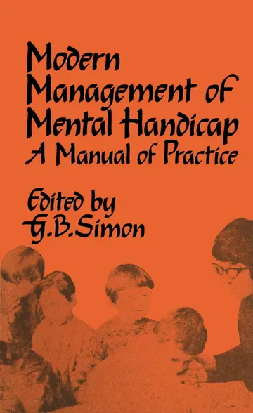 Cover of The Modern Management of Mental Handicap