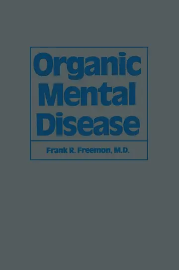 Cover of Organic Mental Disease