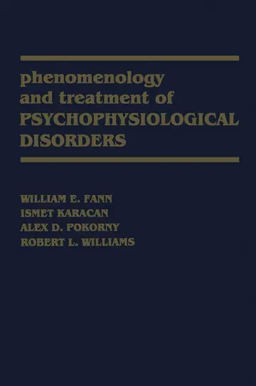 Cover of Phenomenology and Treatment of Psychophysiological Disorders