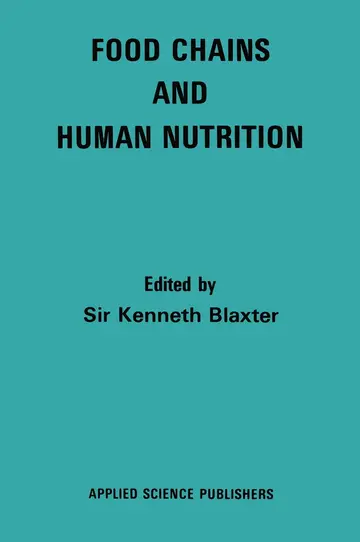 Cover of Food Chains and Human Nutrition