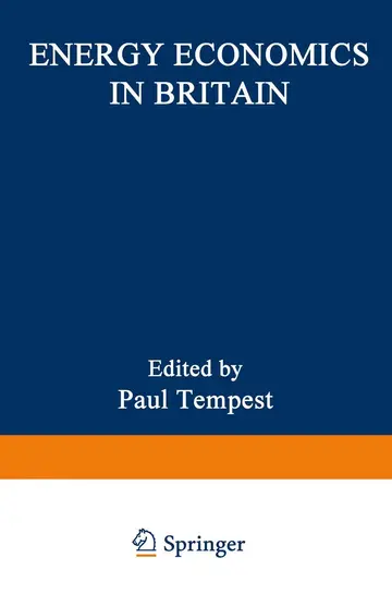 Cover of Energy Economics in Britain