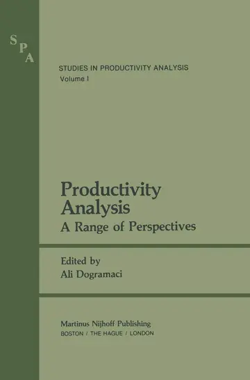 Cover of Productivity Analysis