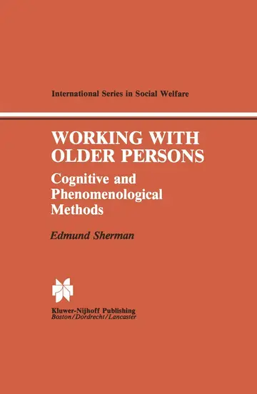 Cover of Working with Older Persons