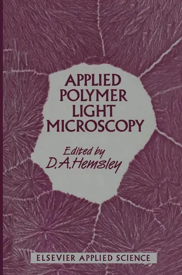 Cover of Applied Polymer Light Microscopy