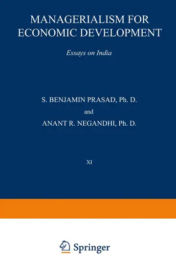 Cover of Managerialism for Economic Development