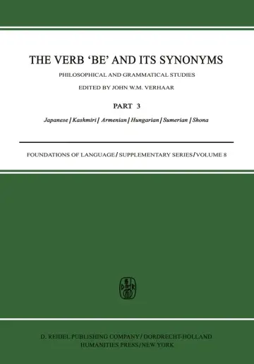 Cover of The Verb 'Be' and its Synonyms
