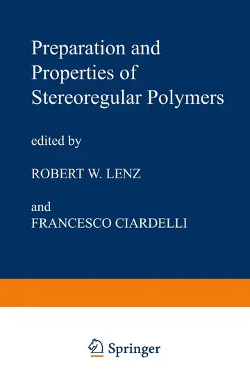 Cover of Preparation and Properties of Stereoregular Polymers