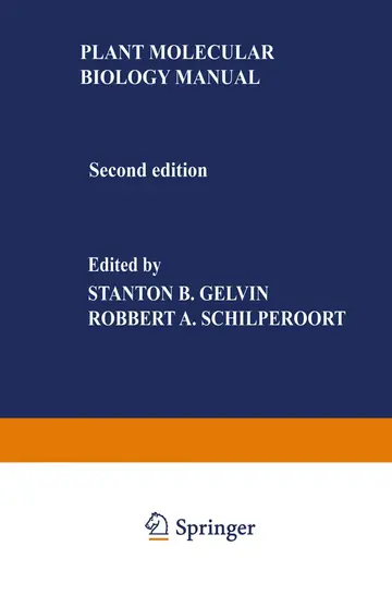 Cover of Plant Molecular Biology Manual