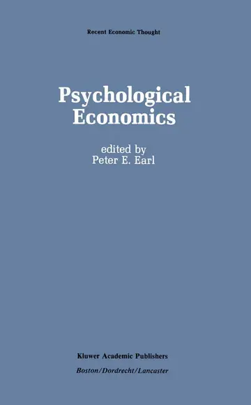 Cover of Psychological Economics