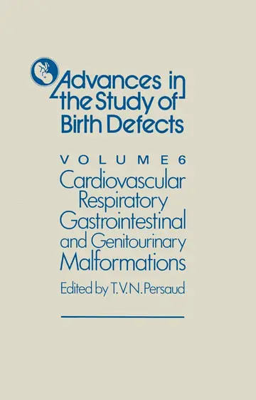 Cover of Cardiovascular, Respiratory, Gastrointestinal and Genitourinary Malformations