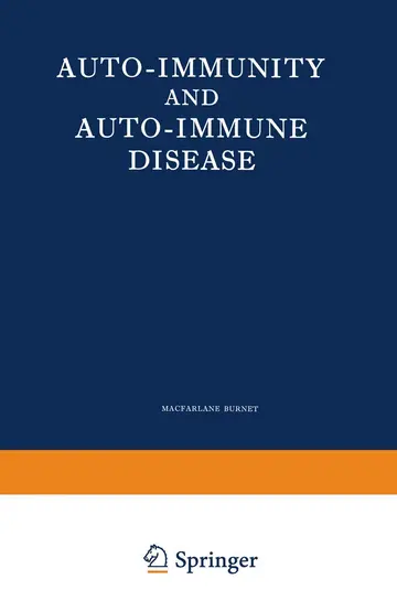 Cover of Auto-immunity and Auto-immune Disease