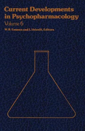 Cover of Current Developments in Psychopharmacology