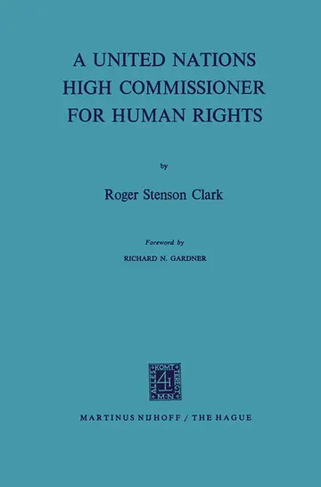Cover of A United Nations High Commissioner for Human Rights