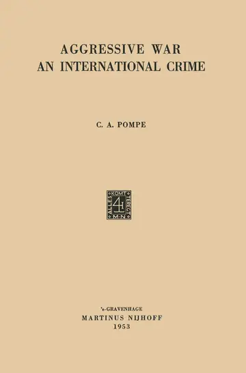 Cover of Aggressive War
