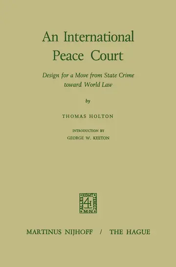 Cover of An International Peace Court