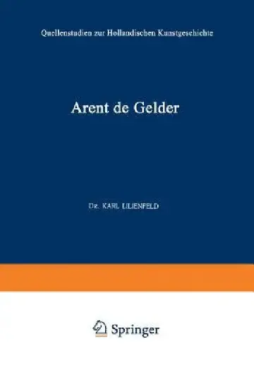 Cover of Arent de Gelder