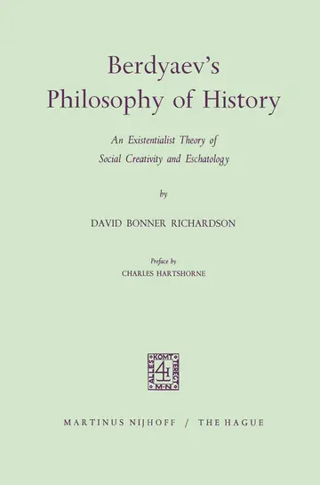 Cover of Berdyaev’s Philosophy of History