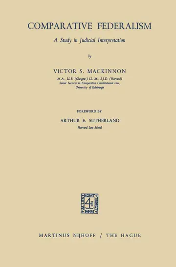 Cover of Comparative Federalism