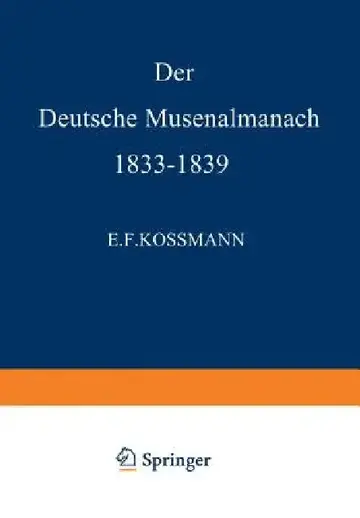 Cover of Der Deutsche Musenalmanach 1833-1839
