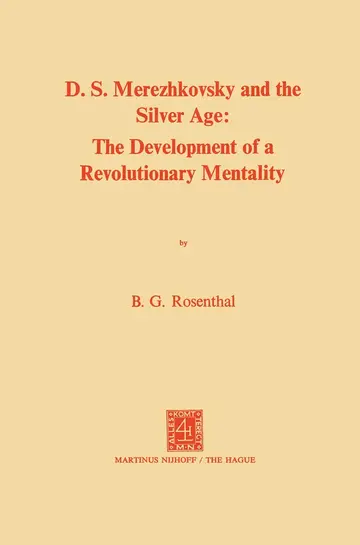 Cover of Dmitri Sergeevich Merezhkovsky and the Silver Age