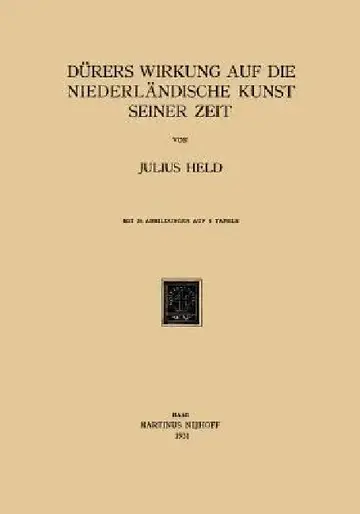 Cover of Dürers Wirkung Auf Die Niederländische Kunst Seiner Zeit