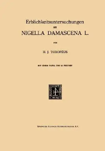 Cover of Erblichkeitsuntersuchungen an Nigella Damascena L.