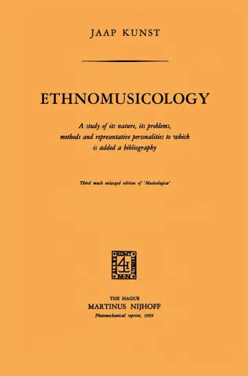 Cover of Ethnomusicology