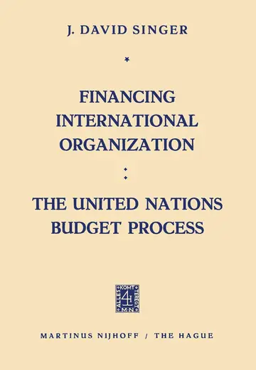 Cover of Financing International Organization