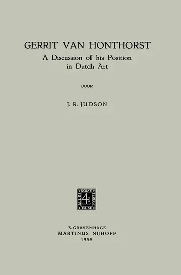 Cover of Gerrit Van Honthorst