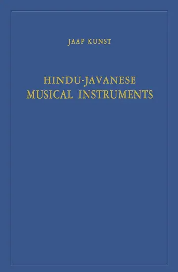 Cover of Hindu-Javanese Musical Instruments