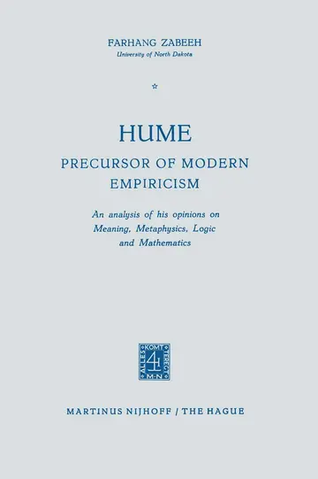Cover of Hume Precursor of Modern Empiricism