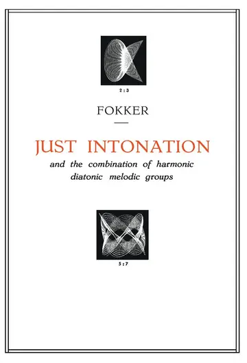 Cover of Just Intonation and the Combination of Harmonic Diatonic Melodic Groups