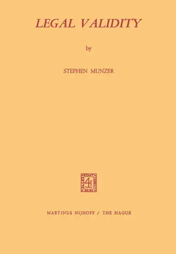 Cover of Legal Validity