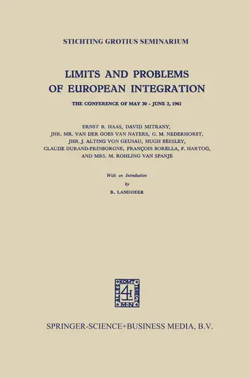 Cover of Limits and Problems of European Integration